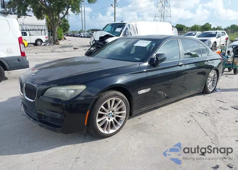 2012 BMW 740Li Li from USA, damaged, VIN WBAKB4C57CC576203